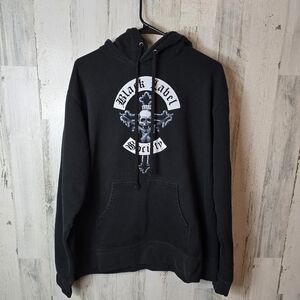BLS Black Label Society Bravado Black Hoodie Size XL